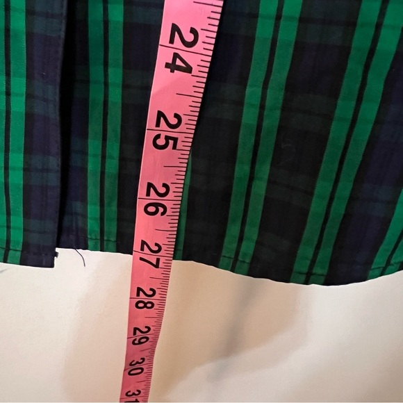 Vineyard Vines Green and Blue Top with Ruffled Collar - Picture 7 of 10